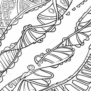 Kolorowanka Podwojnej Helisy Dna 29458-26574