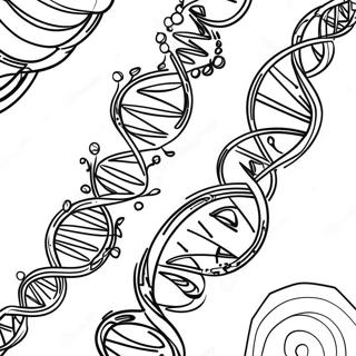 Kolorowanka Podwojnej Helisy Dna 29458-26576