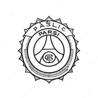 Kolorowanka Logo Psg 29918-26932