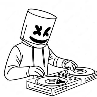 Dj Marshmello Kolorowanki