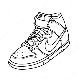 Kolorowanka Kolorowych Butow Nike Dunk 31099-27875