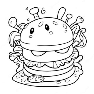 Kolorowanka Z Krabby Patty 31398-28110