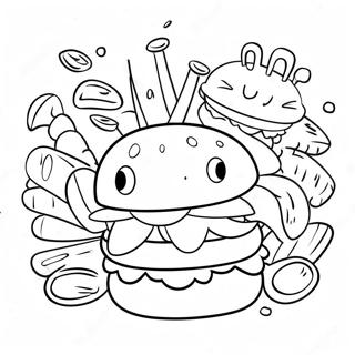 Kolorowanka Z Krabby Patty 31398-28112