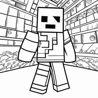 Minecraft Alex Kolorowanki