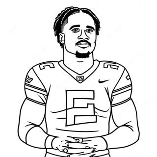 Kolorowanka Jalen Hurts W Akcji 32270-16716