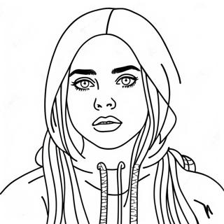 Kolorowanka Billie Eilish 3248-2650