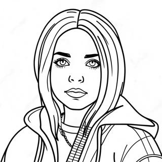 Kolorowanka Billie Eilish 3248-2652