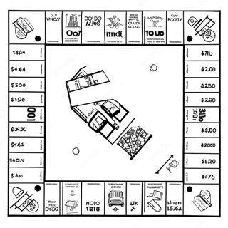 Kolorowanka Planszy Do Gry Monopoly 32761-17087