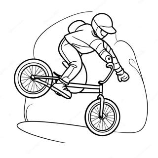 Kolorowanka Cool Bmx Stunt Rider 32932-17228