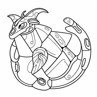 Rayquaza Kolorowanki