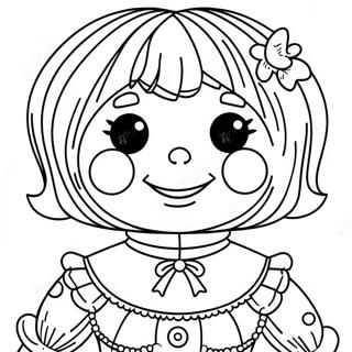 Kolorowanka Raggedy Ann 33671-17811