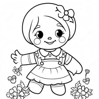 Kolorowanka Raggedy Ann 33671-17812