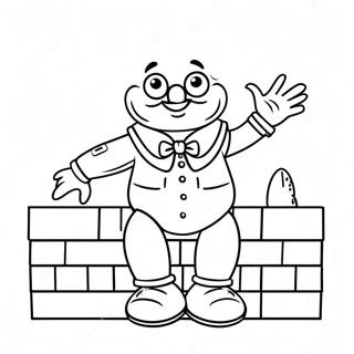 Kolorowanka Z Humpty Dumpty Siedzacym Na Murze 33813-17918