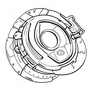 Kolorowanka Spryzen Beyblade 33952-18022