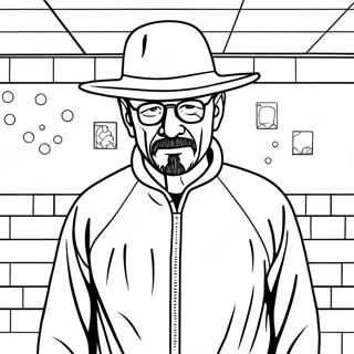 Walter White W Kombinezonie Ochronnym Kolorowanka 33983-18050