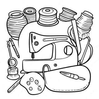 Kolorowanka Uroczych Akcesoriow Szyjacych 34103 28348