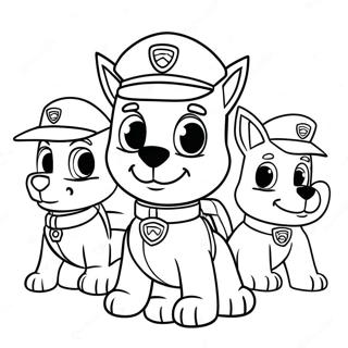 Kolorowanka Z Halloween Paw Patrol 3429-2787