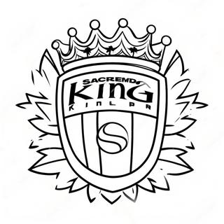 Kolorowanka Logo Sacramento Kings 34323-28597