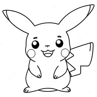 Kolorowanka Uroczej Pikachu 34333-28607