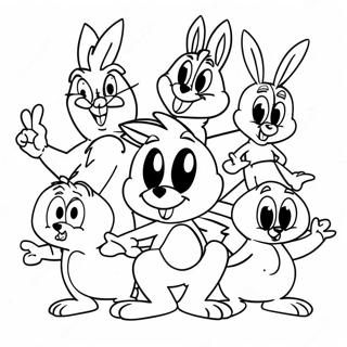 Kolorowanka Postacie Looney Tunes 34603-28821