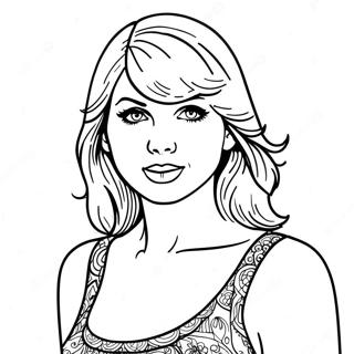 Kolorowanka Taylor Swift Evermore 35273-29352