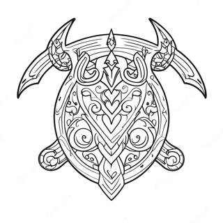 Kolorowanka Logo Skyrim 35403-29454