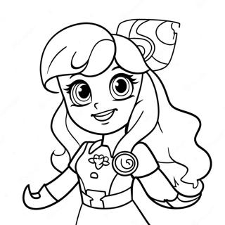 Zachód Słońca Shimmer Equestria Girl Kolorowanki