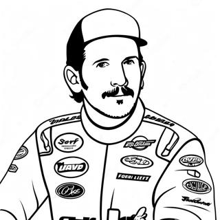 Dale Earnhardt Kolorowanki