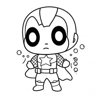 Kolorowanka Chibi Marvel 36083-30098