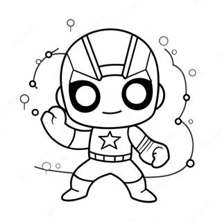 Kolorowanka Chibi Marvel 36083-30099