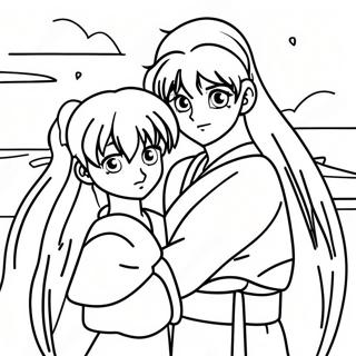 Inuyasha Kolorowanki