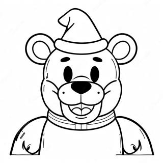 Freddy Fazbear W Czapce Mikolaja Kolorowanka 36916-30745