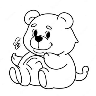 Kolorowanka Chill Stoner Care Bear 36936-30764