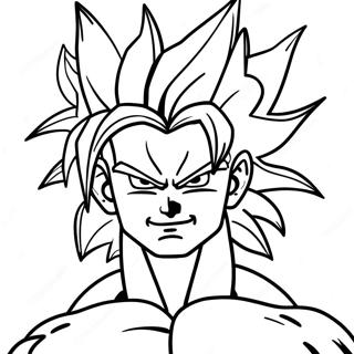 Kolorowanka Majestatyczna Transformacja Super Saiyan 4 36996-30817