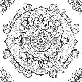 Kolorowanka Uzdrawiajaca Mandala 37005-30814