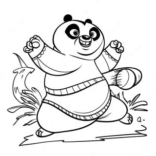 Kolorowanka Z Kung Fu Panda 3 37375-31107