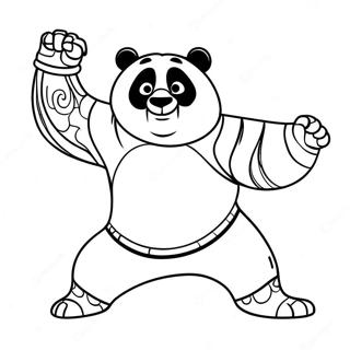 Kolorowanka Z Kung Fu Panda 3 37375-31108