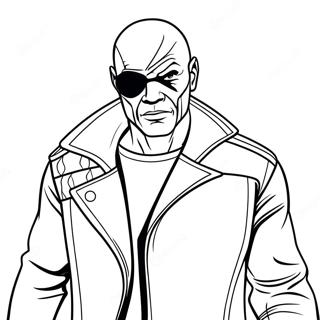 Nick Fury Kolorowanki