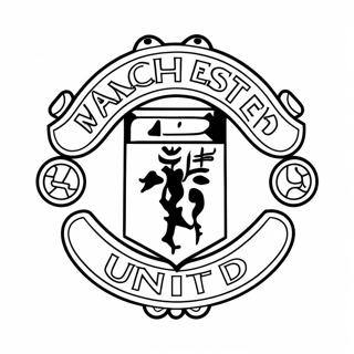 Logo Manchester United Kolorowanka 37797-31448