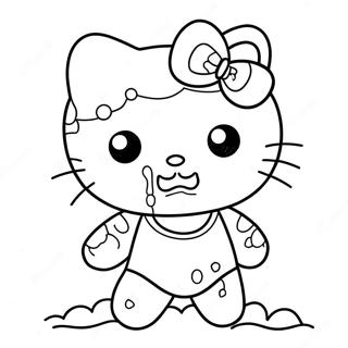 Urocza Kolorowanka Z Zombie Hello Kitty 37897-31532