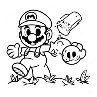 Kolorowanka Super Mario Bros 3 38446-31964