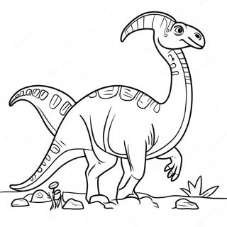 Kolorowanka Parasaurolopha 38666-32142