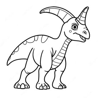 Kolorowanka Parasaurolopha 38666-32144