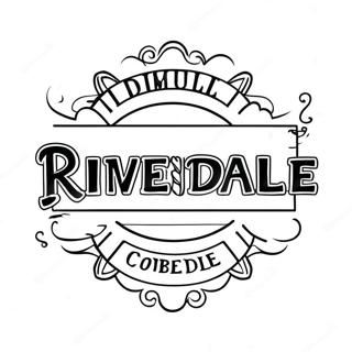 Kolorowanka Logo Riverdale 39006-32399