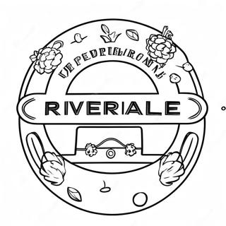 Kolorowanka Logo Riverdale 39006-32400