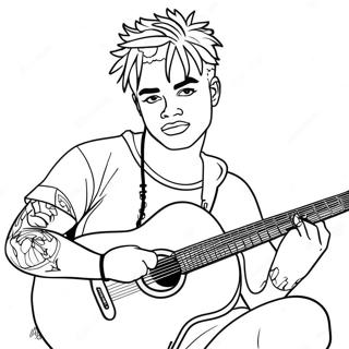 Xxxtentacion Z Gitara Kolorowanka 39098-32462