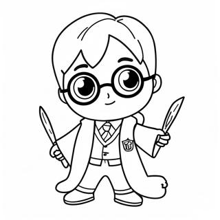 Kolorowanka Harry Potter Chibi 39637-32894