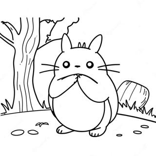 Totoro Kolorowanki