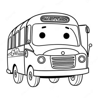 Kolorowanka Tayo Maly Autobus Z Przyjaciolmi 40128-33283