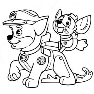 Paw Patrol Tracker Kolorowanki